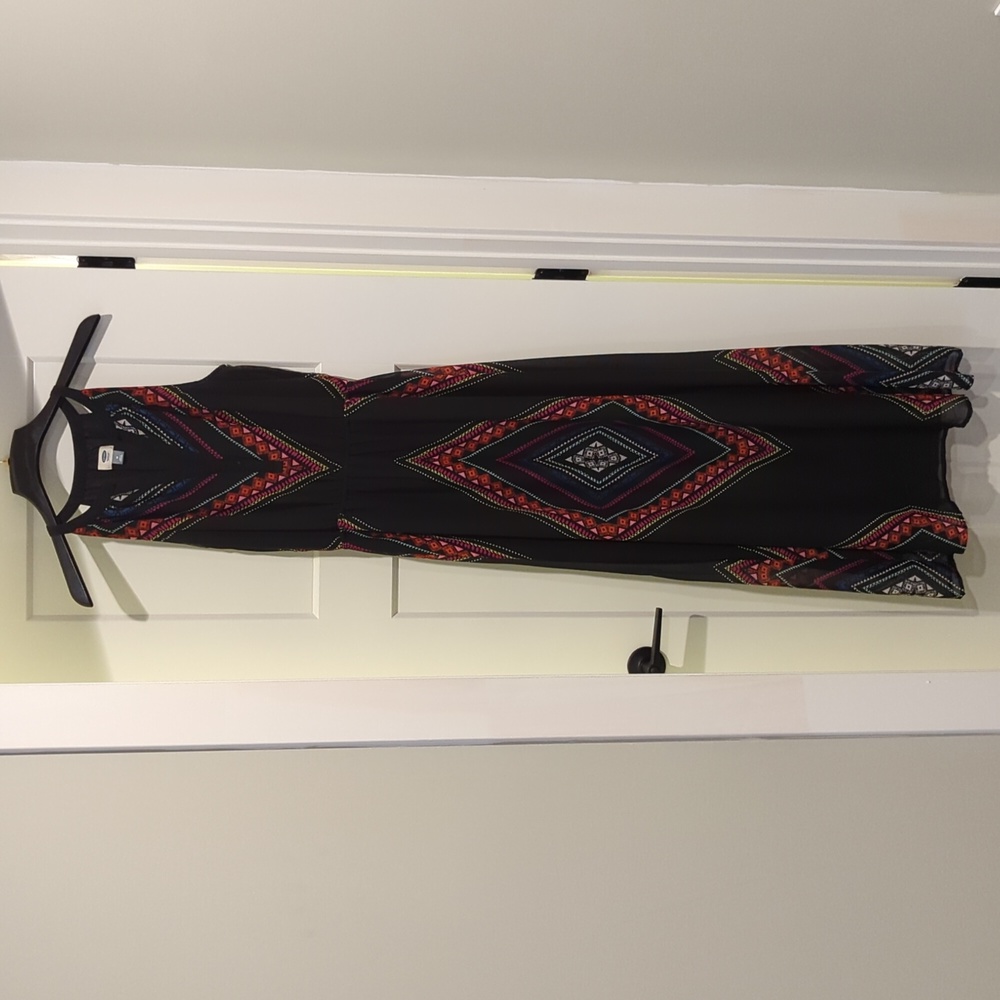 Black Tribal Old Navy Maxi Dress